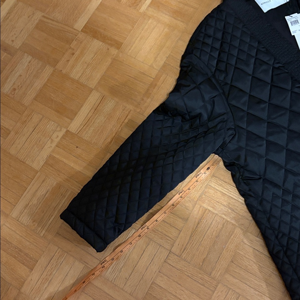 Rebecca Minkoff Black Quilted Women's Jacket - Picture 4 of 11